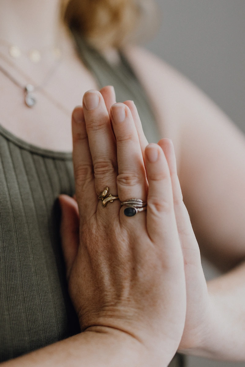 Yoga Namasté Hände Stefanie Finke